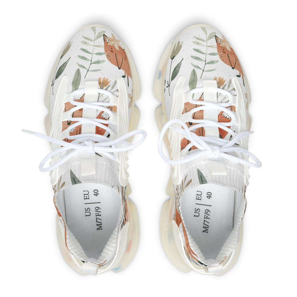 Stylish Floral Women's Mesh Sneakers, Lightweight Sneakers, Casual Footwear, Spring Fashion, Trendy Athletic Shoes