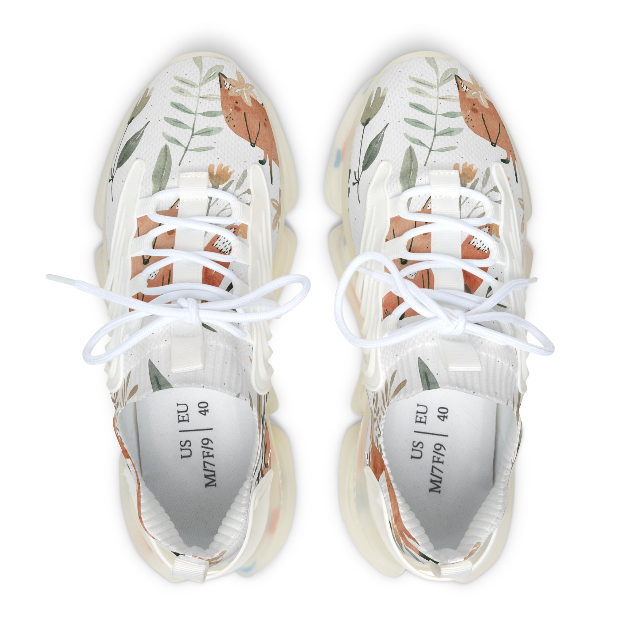 Stylish Floral Women's Mesh Sneakers, Lightweight Sneakers, Casual Footwear, Spring Fashion, Trendy Athletic Shoes