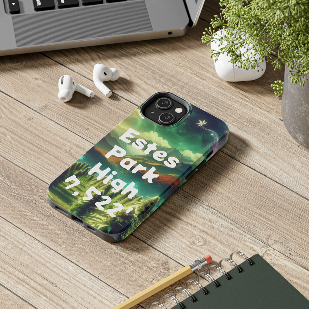 Estes Park Tough Phone Case, Outdoor Adventure Phone Cover, Nature Lover Gift, Hiking Phone Accessory, Personalized Phone Case