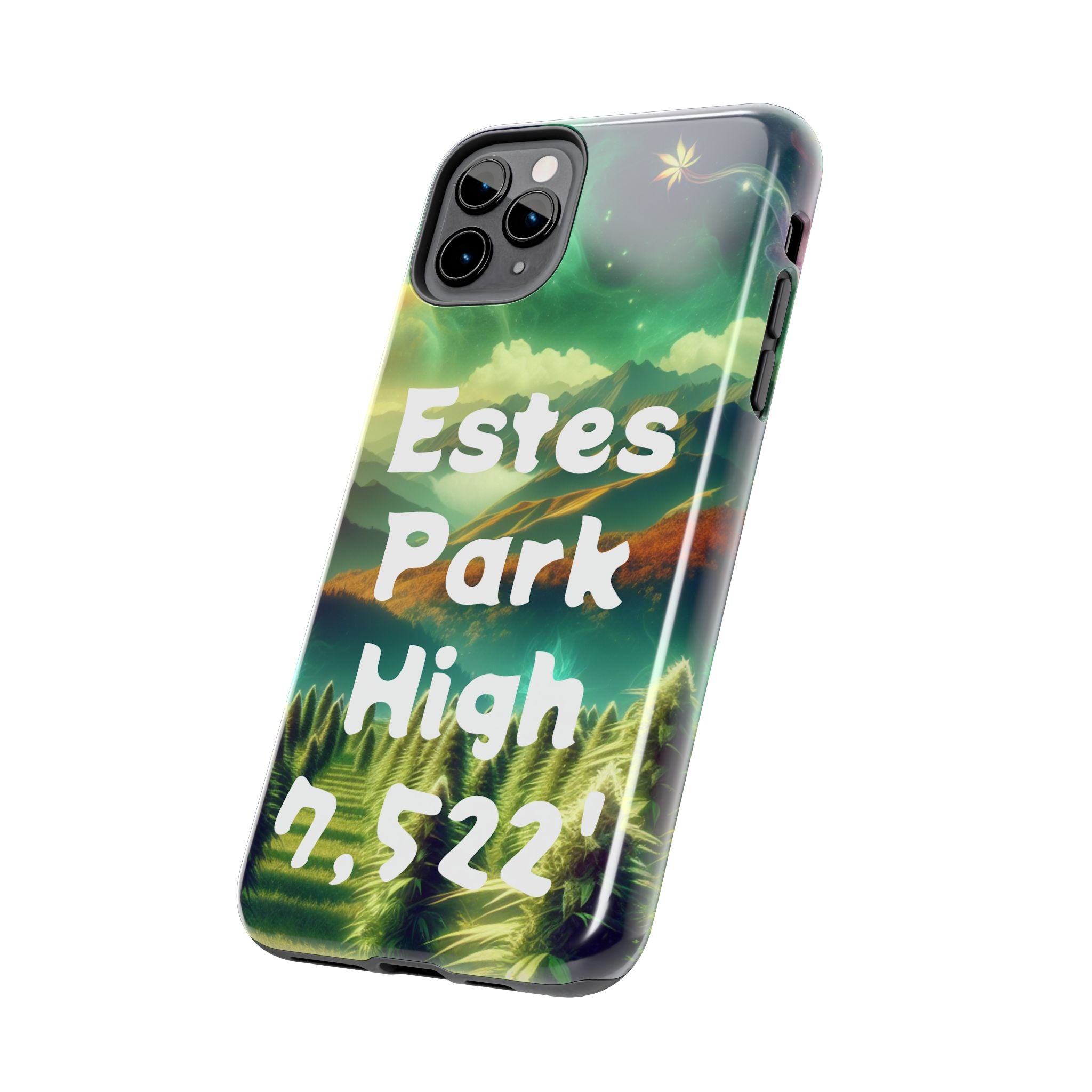 Estes Park Tough Phone Case, Outdoor Adventure Phone Cover, Nature Lover Gift, Hiking Phone Accessory, Personalized Phone Case