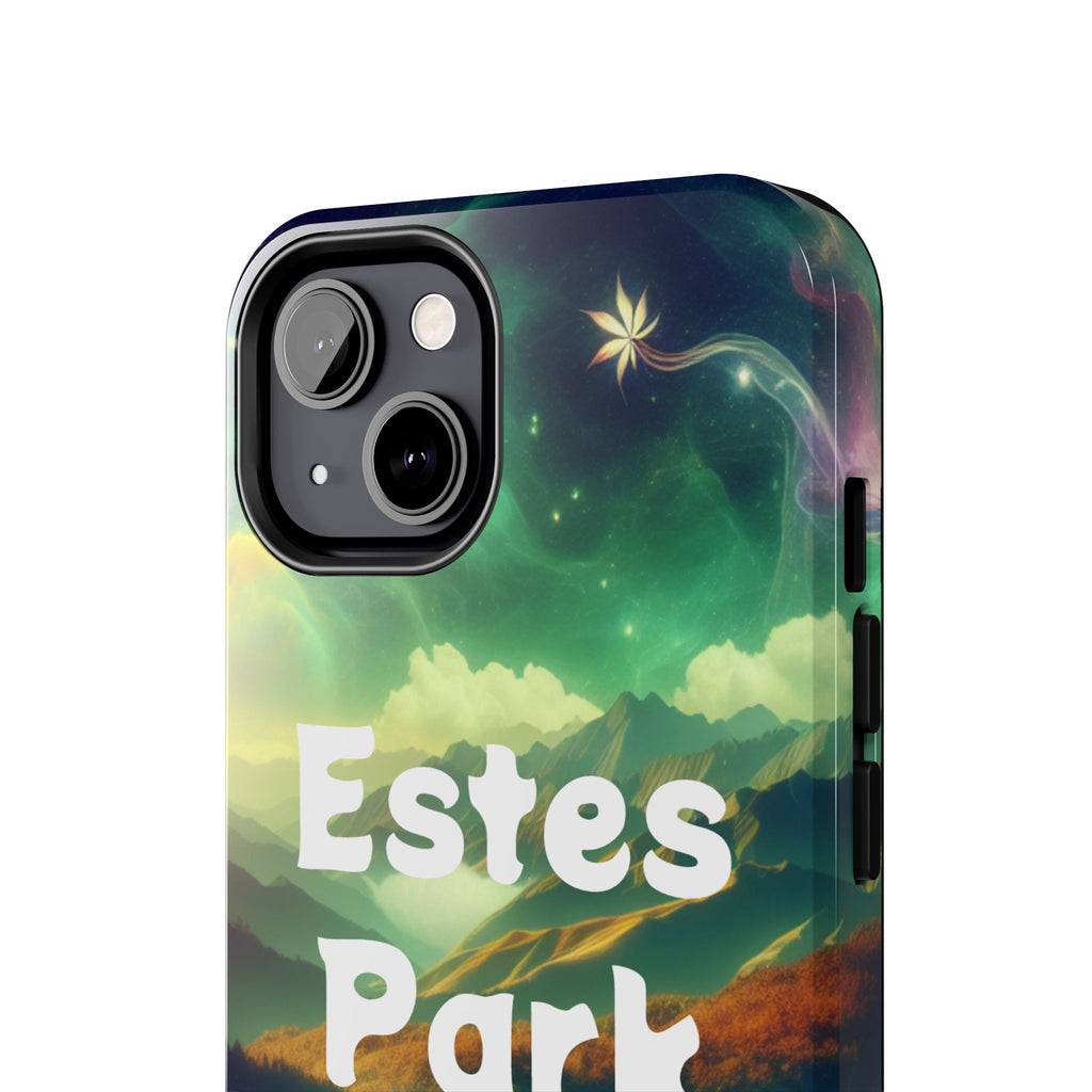 Estes Park Tough Phone Case, Outdoor Adventure Phone Cover, Nature Lover Gift, Hiking Phone Accessory, Personalized Phone Case