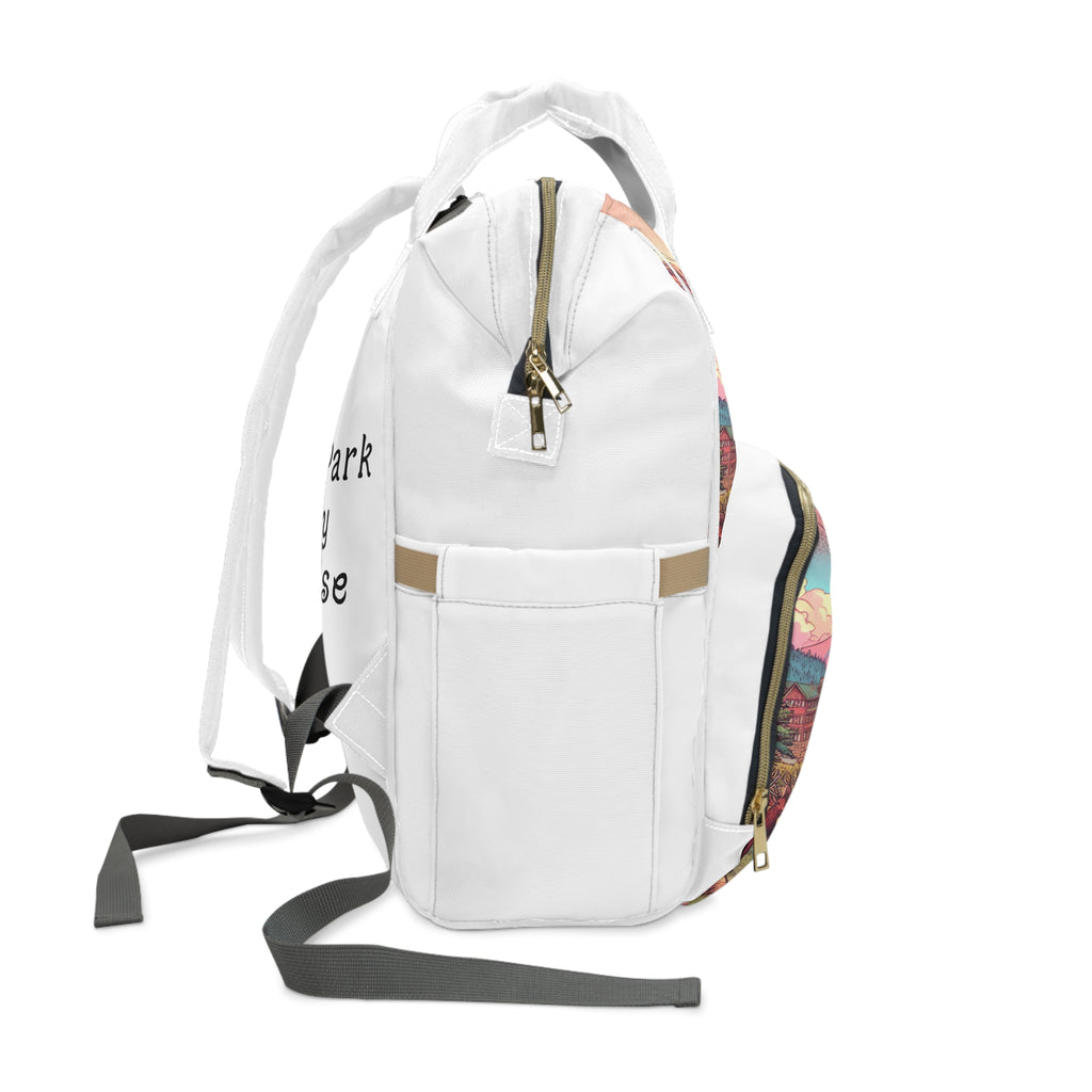 Stylish Multifunctional Diaper Backpack, Trendy Baby Bag, Adventurous Parent Gear, Travel Ready, Eco-Friendly Diaper Carrier