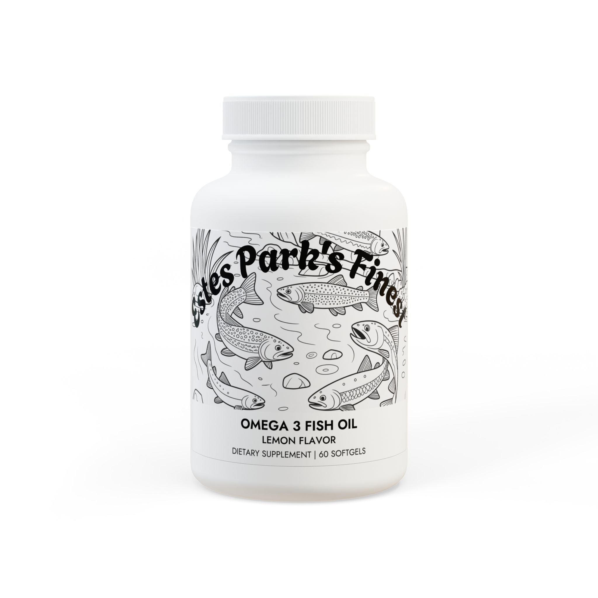 Omega 3 Fish Oil Supplement (60 Softgels)
