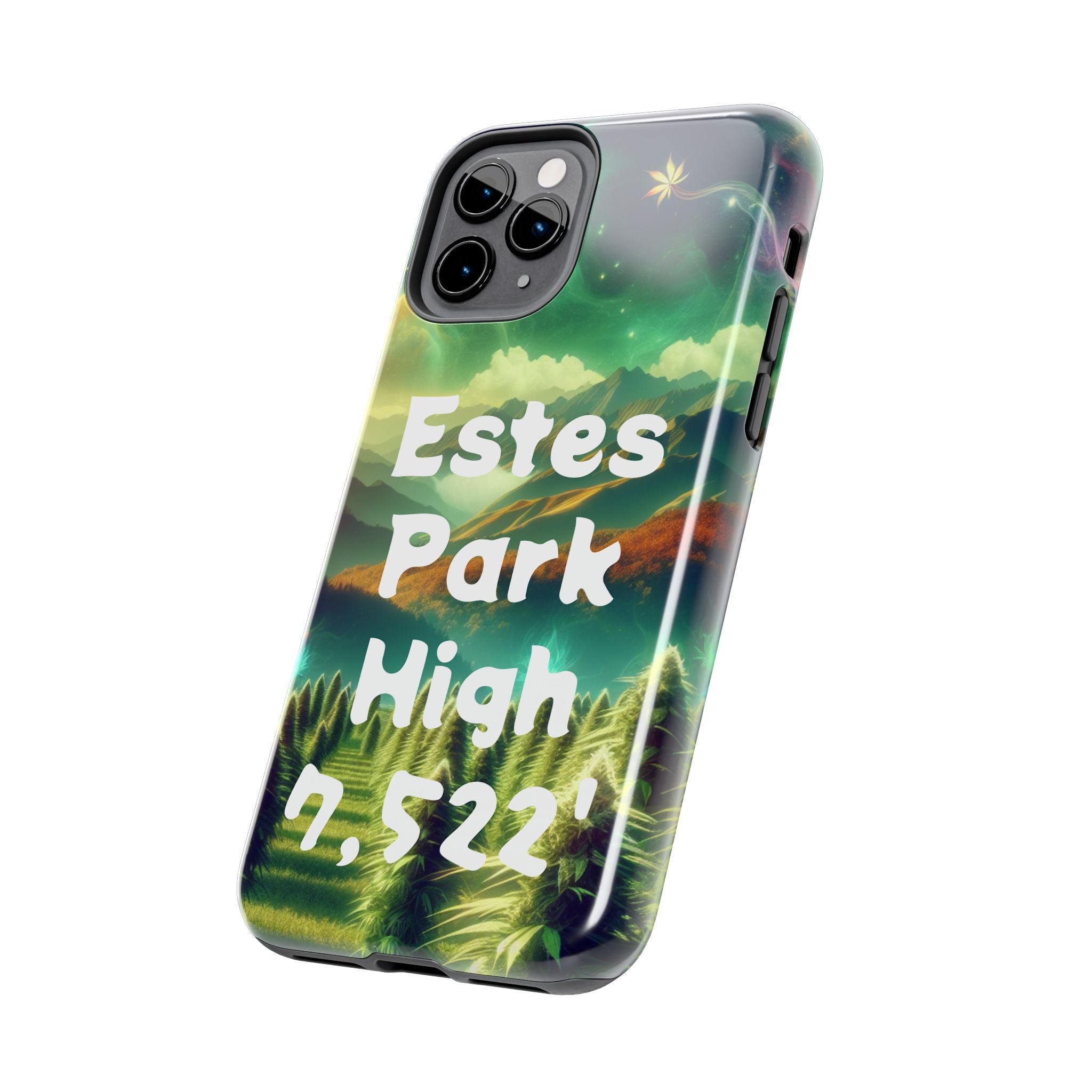 Estes Park Tough Phone Case, Outdoor Adventure Phone Cover, Nature Lover Gift, Hiking Phone Accessory, Personalized Phone Case