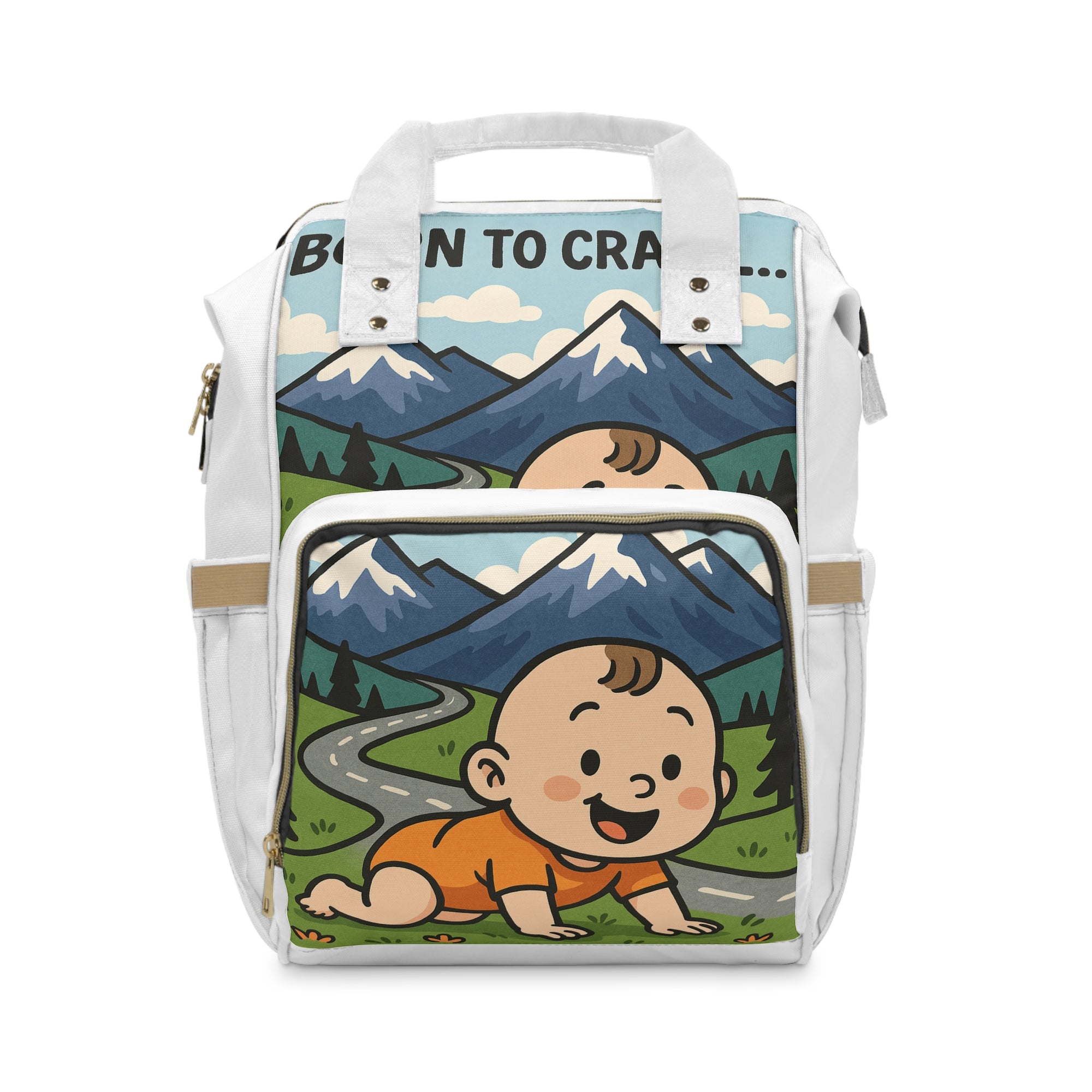 Adventure-Ready Diaper Backpack: Perfect for Parents on the Go, Baby Gear, Travel Essential, Toddler Outings, Baby Shower Gift