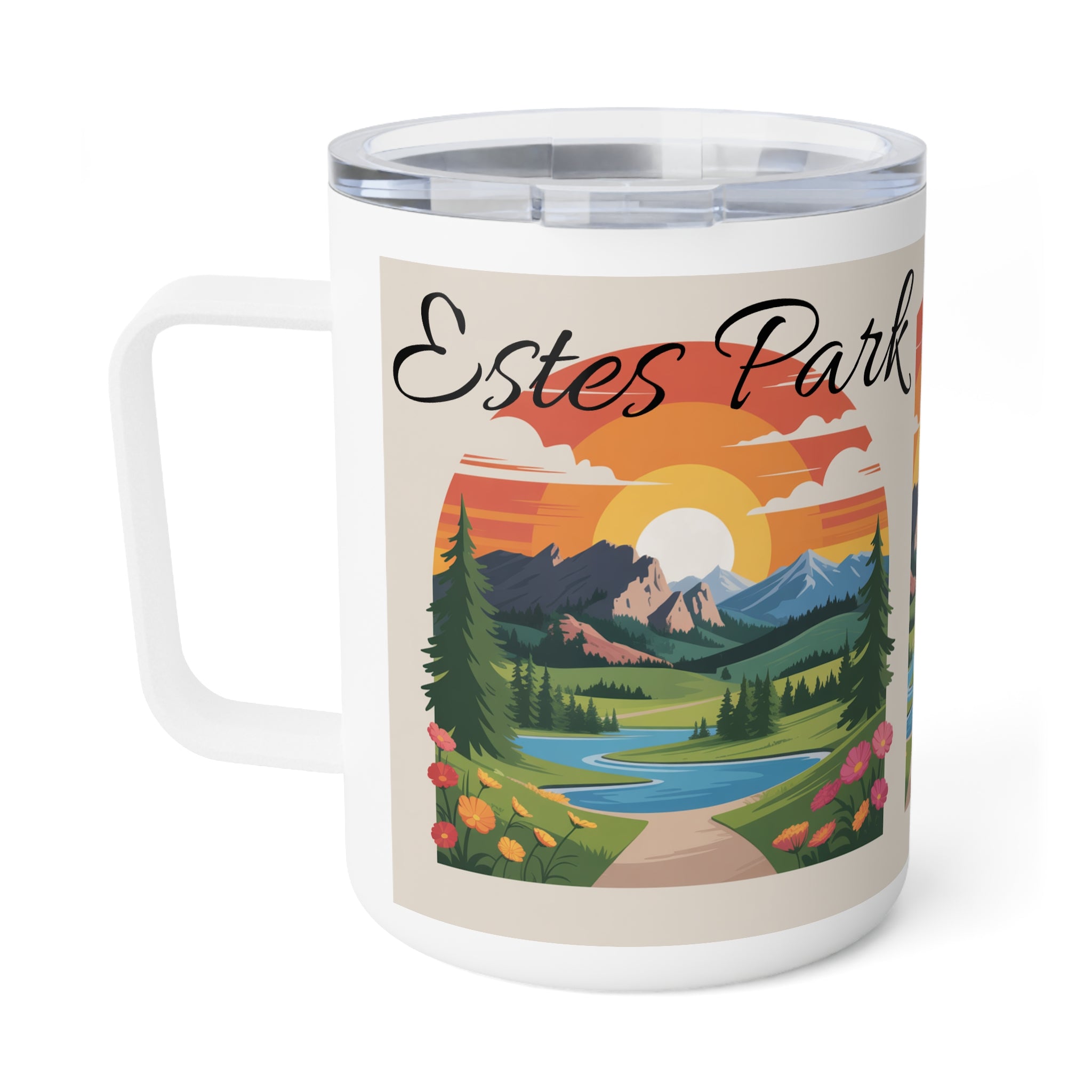 Scenic Insulated Coffee Mug | Nature Lover Gift, Camping Mug, Outdoor Adventure, Travel Accessory, Gift for Him/Her