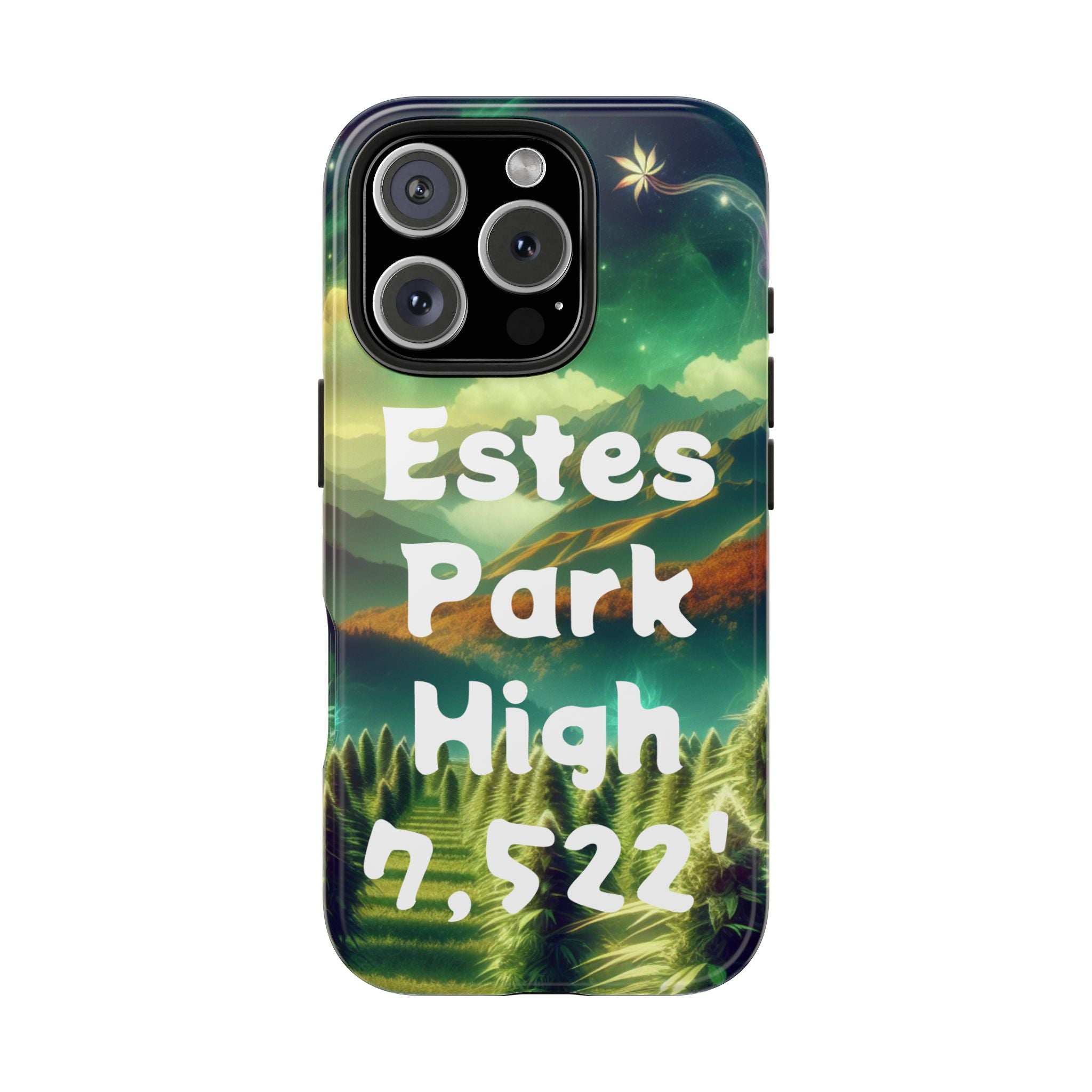 Estes Park Tough Phone Case, Outdoor Adventure Phone Cover, Nature Lover Gift, Hiking Phone Accessory, Personalized Phone Case
