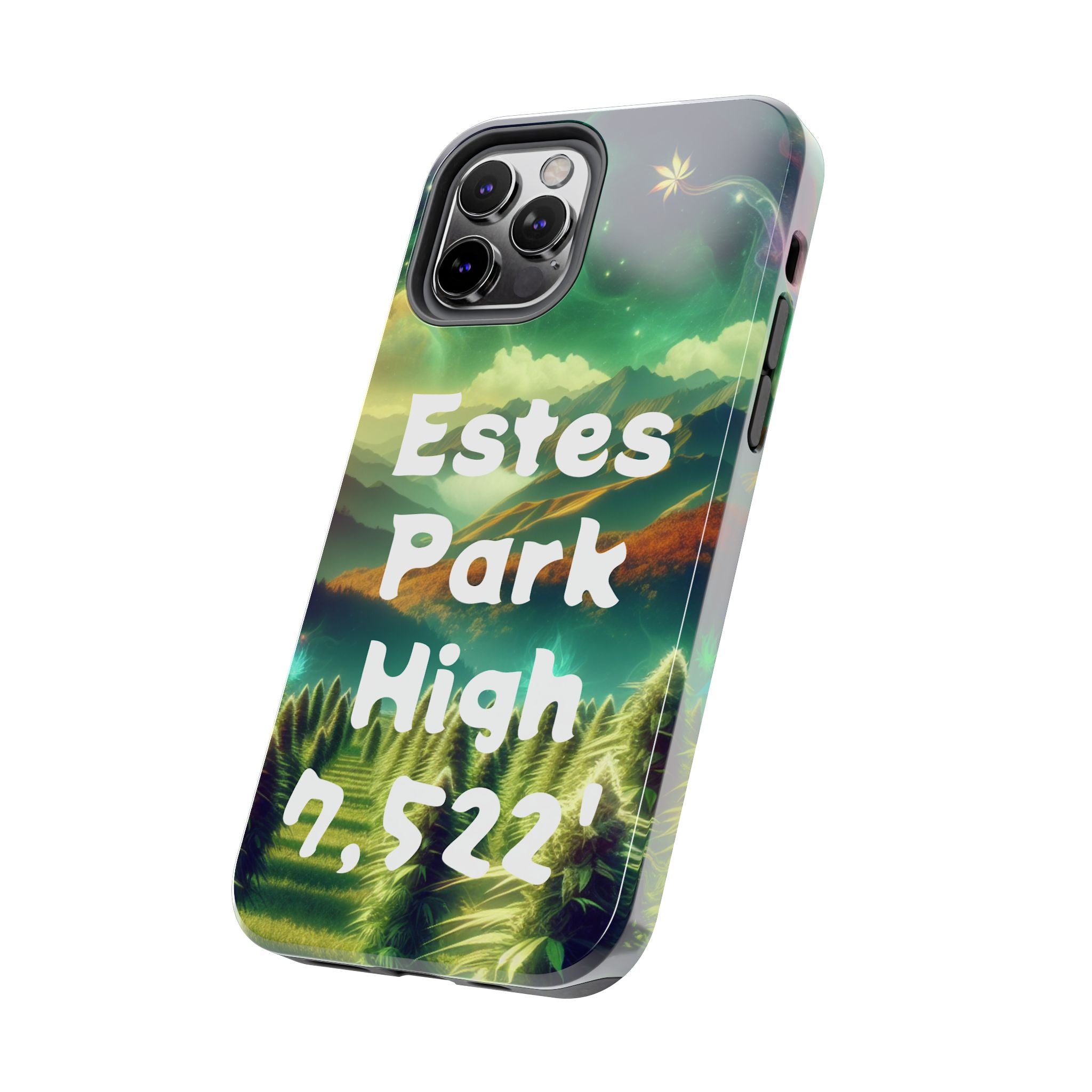 Estes Park Tough Phone Case, Outdoor Adventure Phone Cover, Nature Lover Gift, Hiking Phone Accessory, Personalized Phone Case