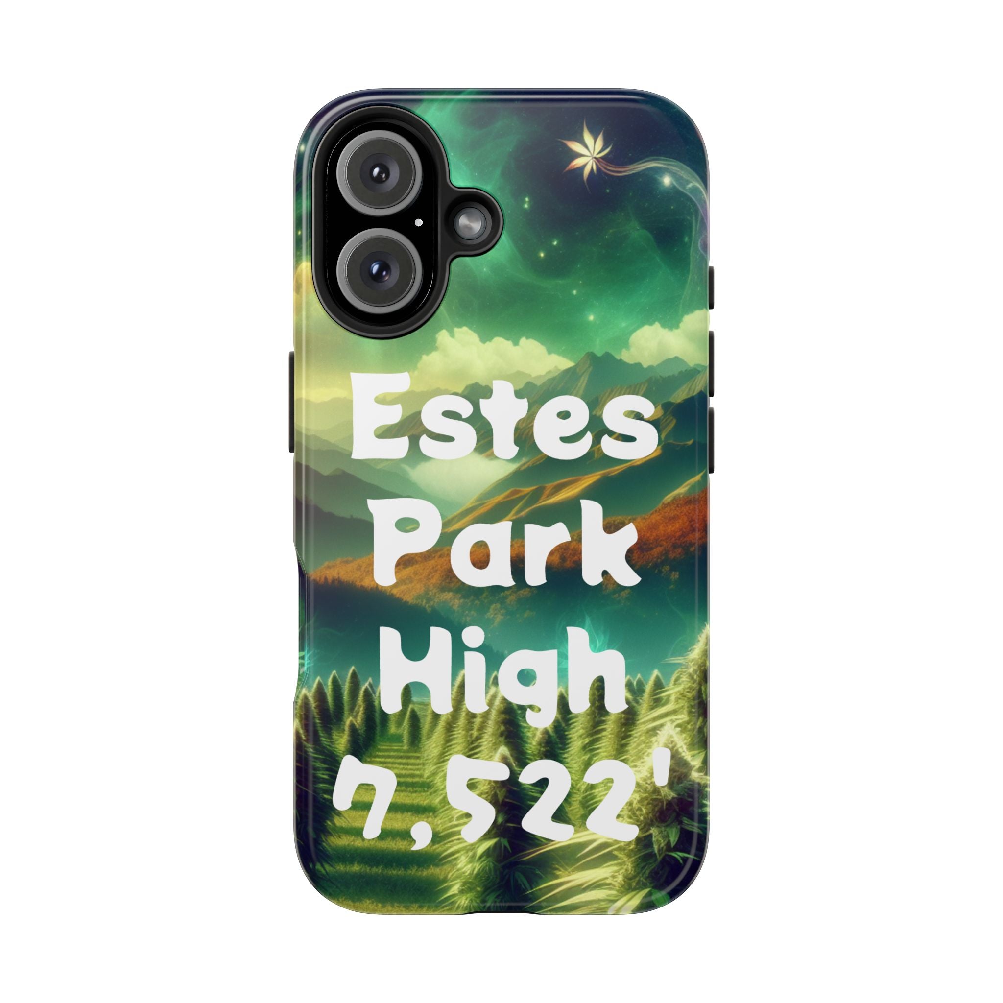 Estes Park Tough Phone Case, Outdoor Adventure Phone Cover, Nature Lover Gift, Hiking Phone Accessory, Personalized Phone Case