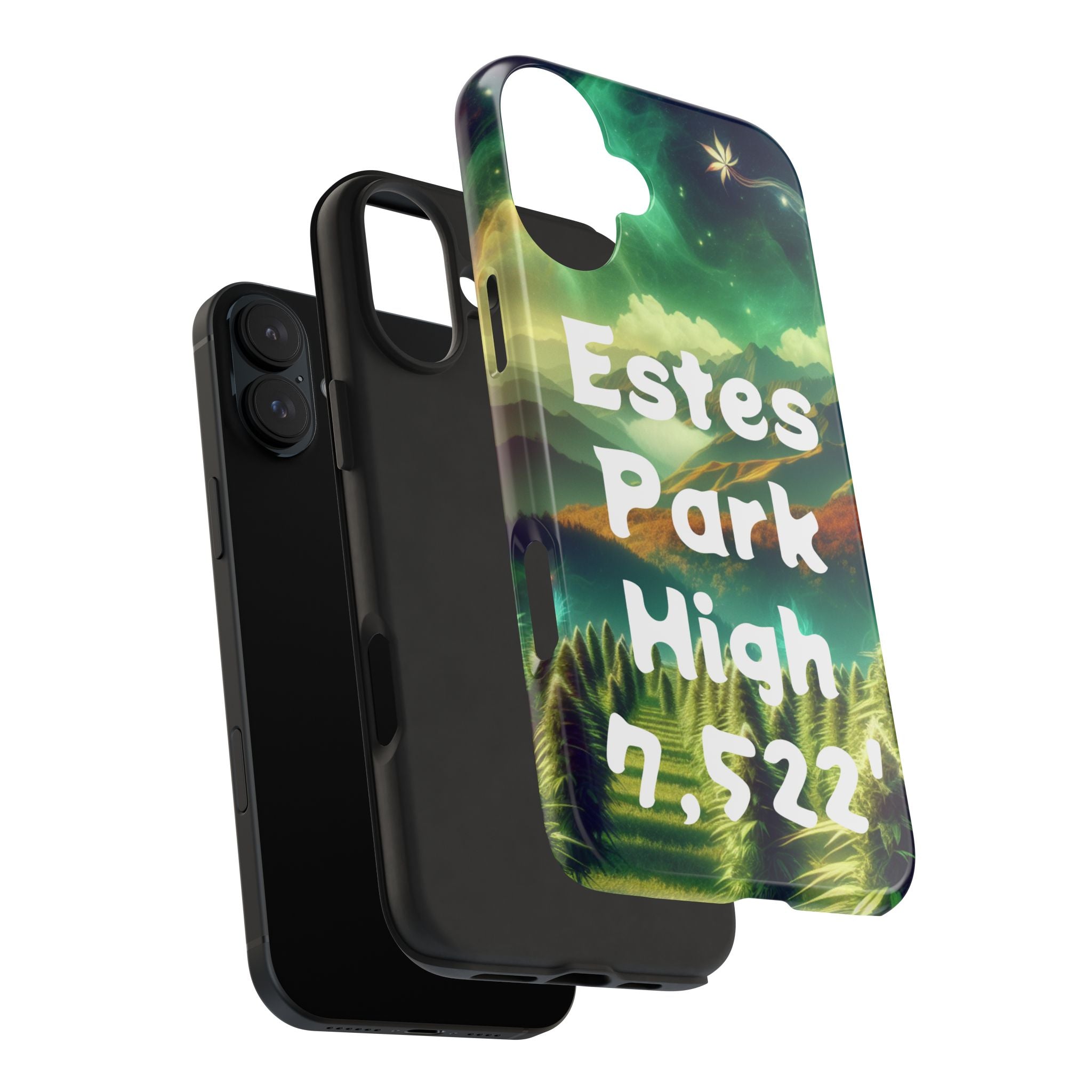 Estes Park Tough Phone Case, Outdoor Adventure Phone Cover, Nature Lover Gift, Hiking Phone Accessory, Personalized Phone Case