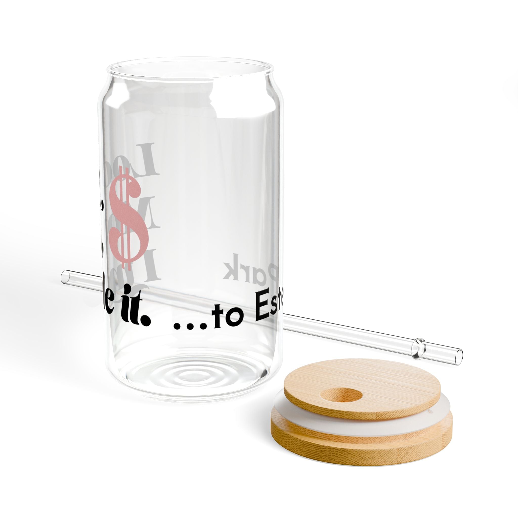 Inspirational Sipper Glass with Straw - Perfect Gift for Moms, Unique Celebration Drinkware, Motivational Kitchen Decor, Eco-Friendly