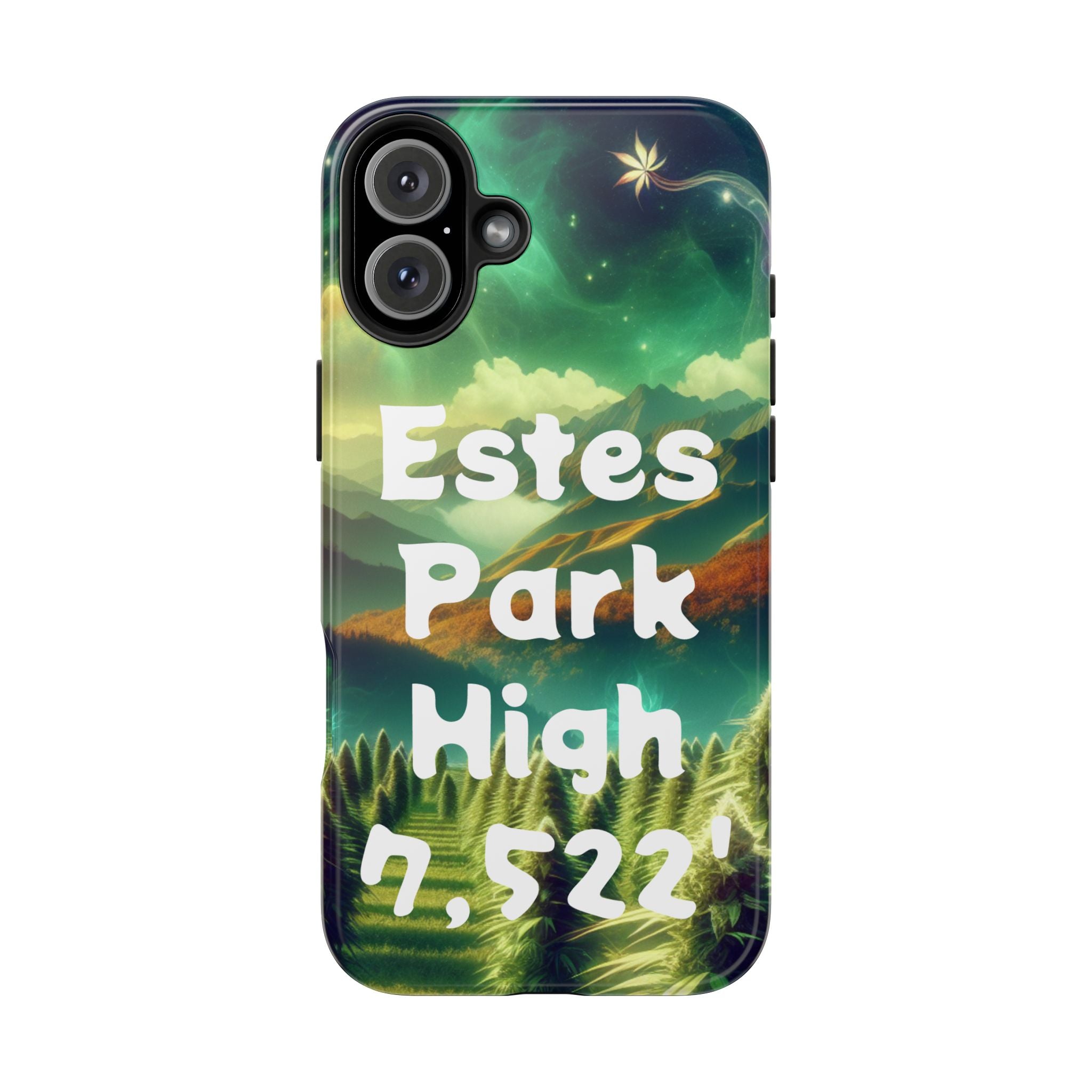 Estes Park Tough Phone Case, Outdoor Adventure Phone Cover, Nature Lover Gift, Hiking Phone Accessory, Personalized Phone Case