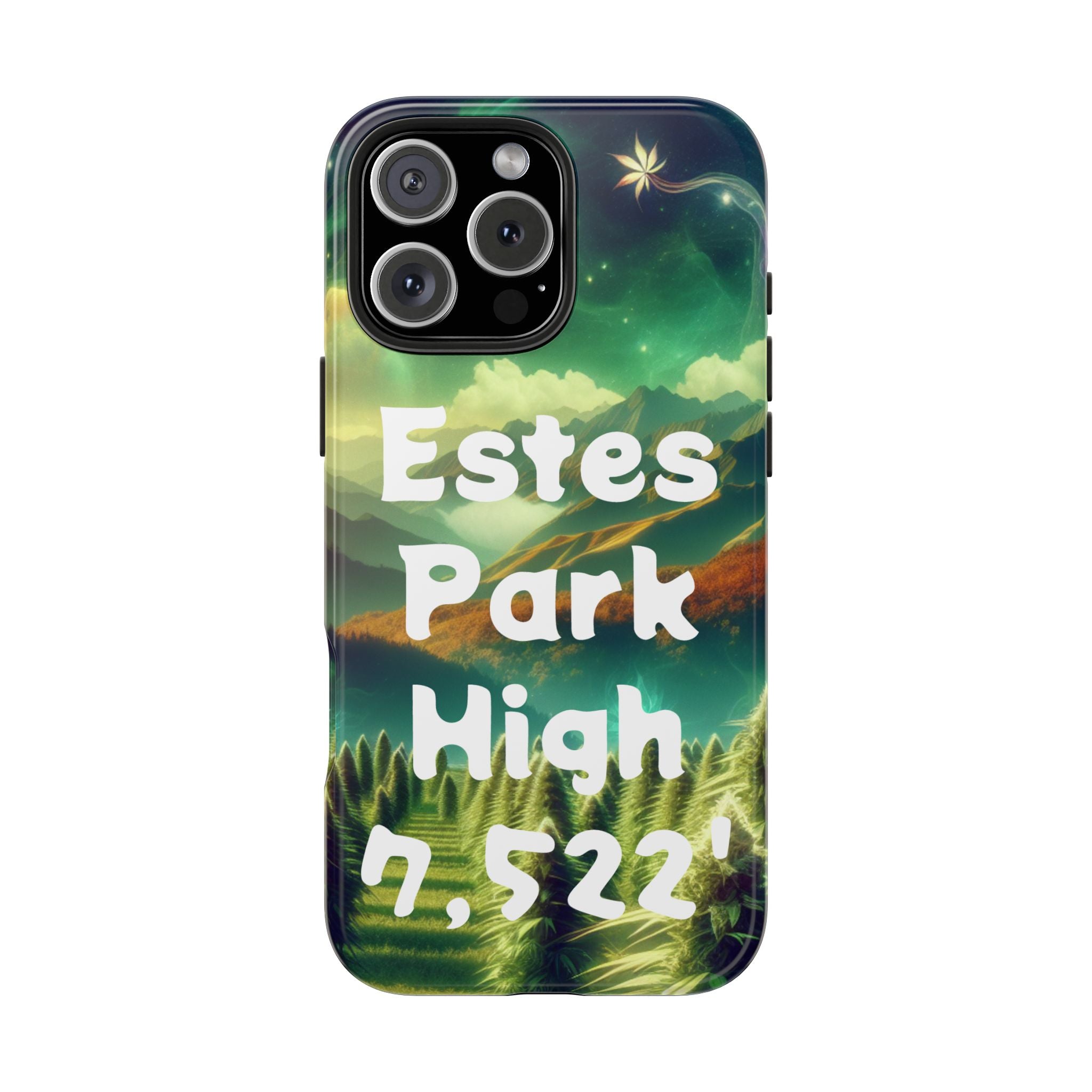 Estes Park Tough Phone Case, Outdoor Adventure Phone Cover, Nature Lover Gift, Hiking Phone Accessory, Personalized Phone Case