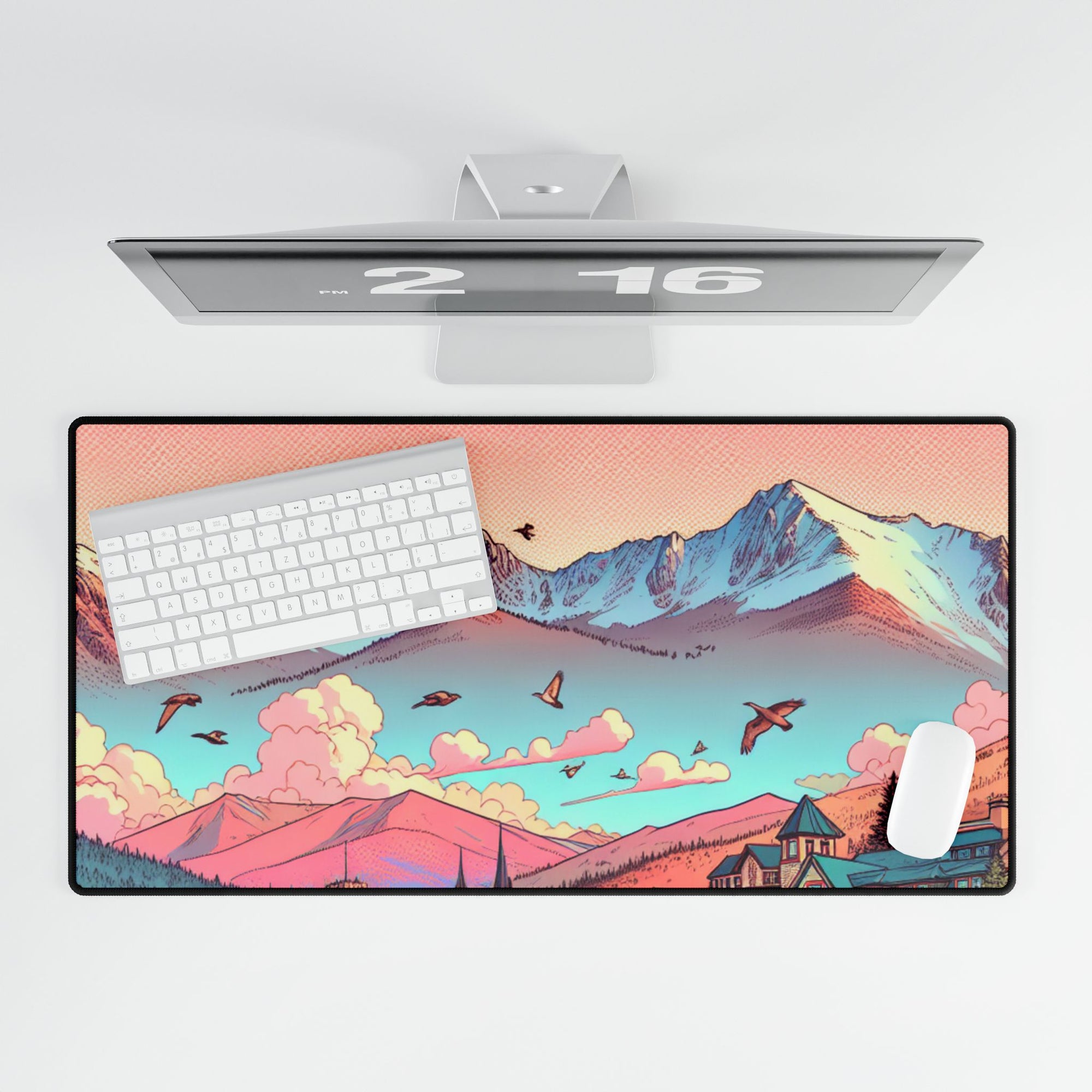 EP inspired Scenic Desk Mats for Home Office, Gamer Desk Mats, Custom Desk Accessories, Unique Office Decor, Mountain Landscape Art