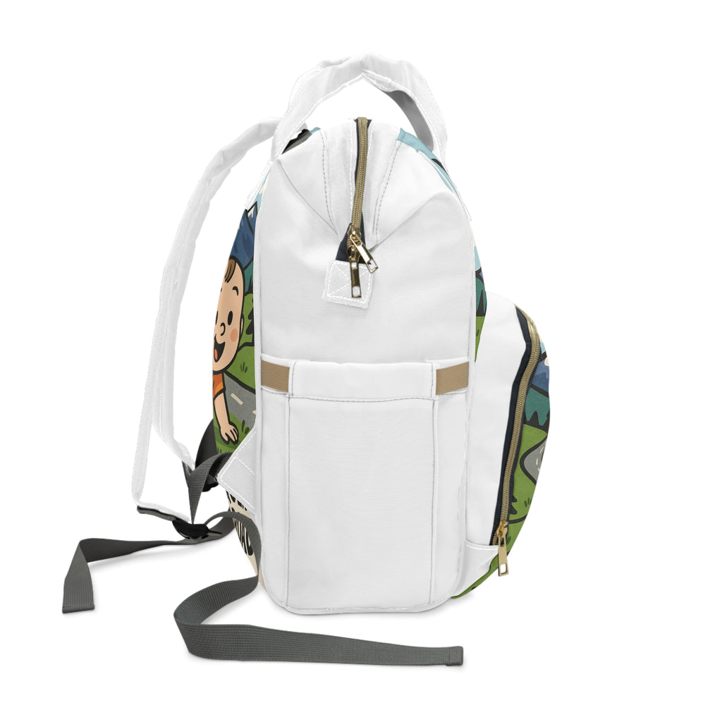 Adventure-Ready Diaper Backpack: Perfect for Parents on the Go, Baby Gear, Travel Essential, Toddler Outings, Baby Shower Gift