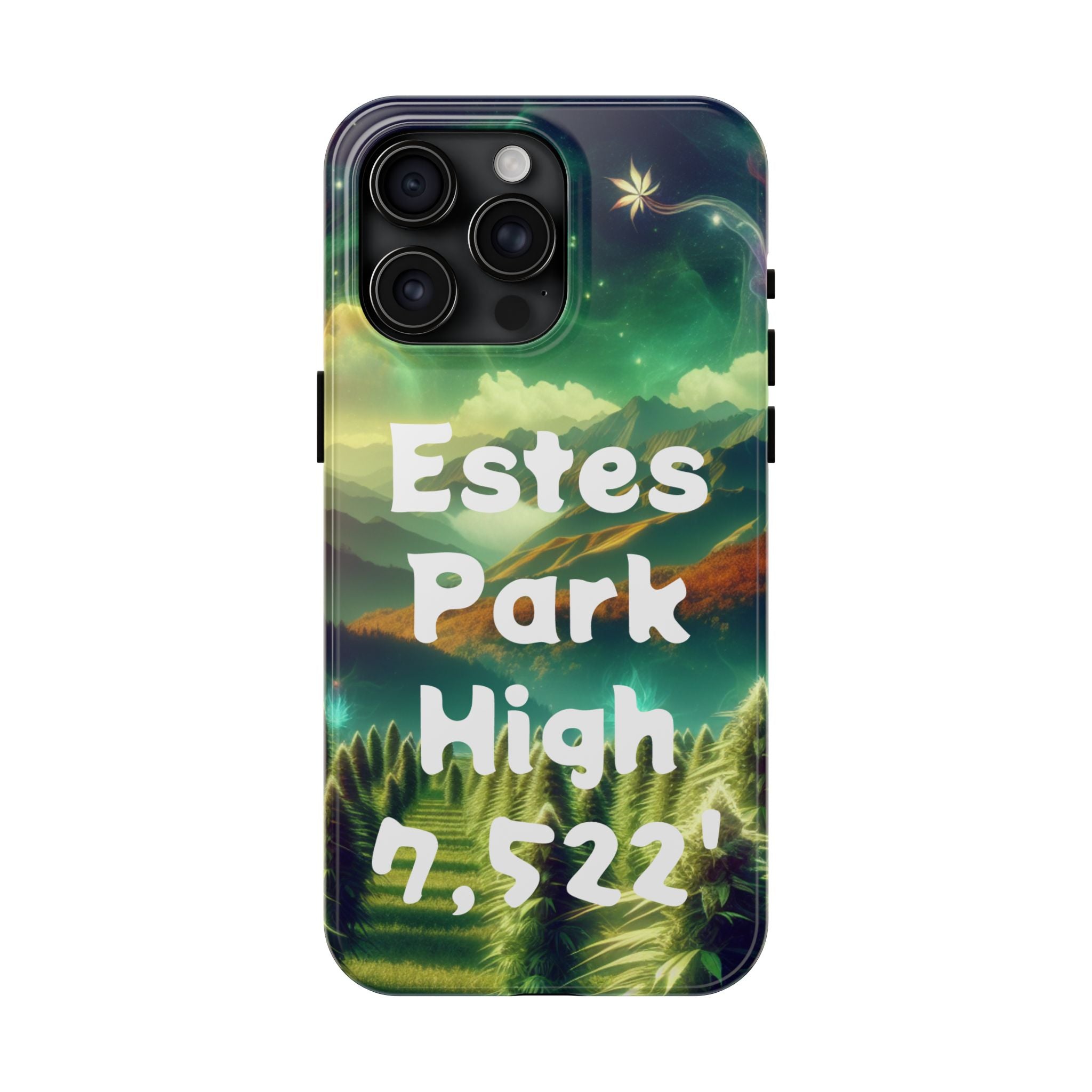 Estes Park Tough Phone Case, Outdoor Adventure Phone Cover, Nature Lover Gift, Hiking Phone Accessory, Personalized Phone Case