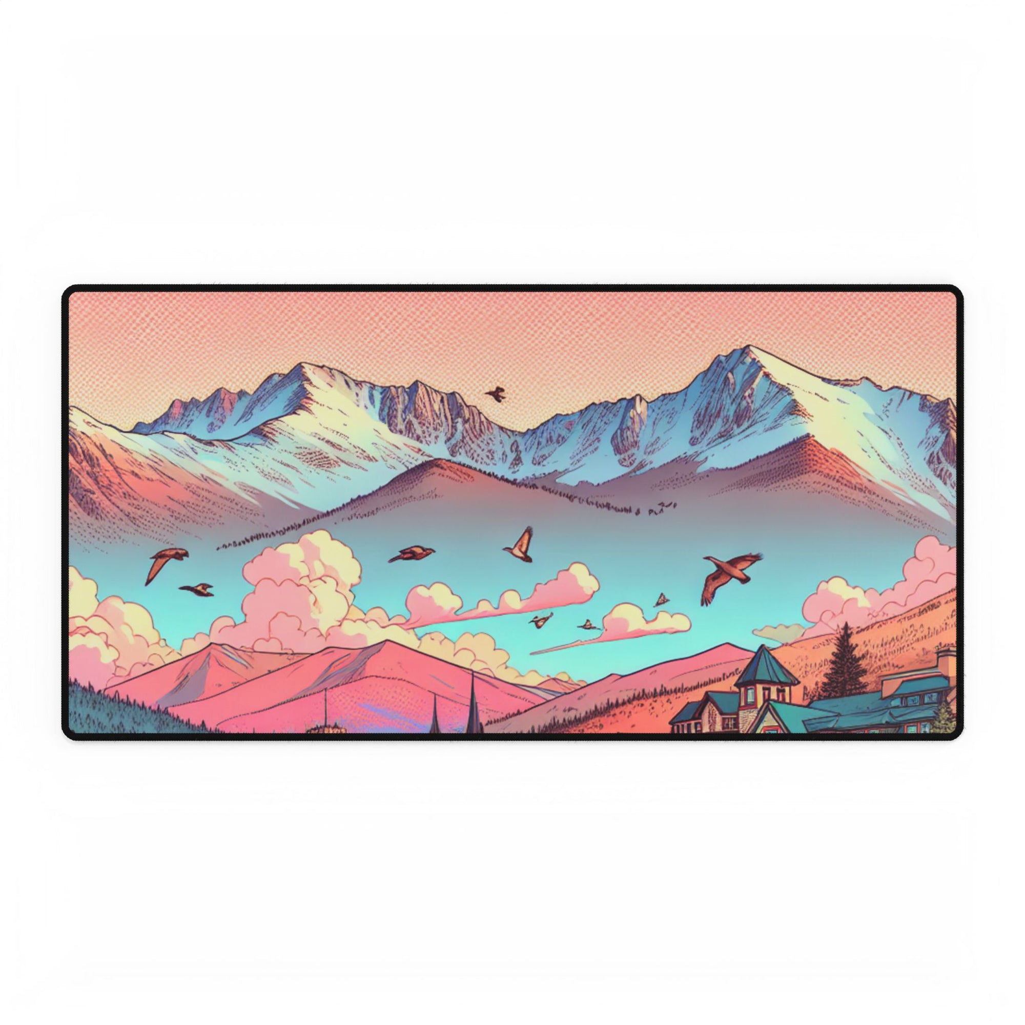 EP inspired Scenic Desk Mats for Home Office, Gamer Desk Mats, Custom Desk Accessories, Unique Office Decor, Mountain Landscape Art