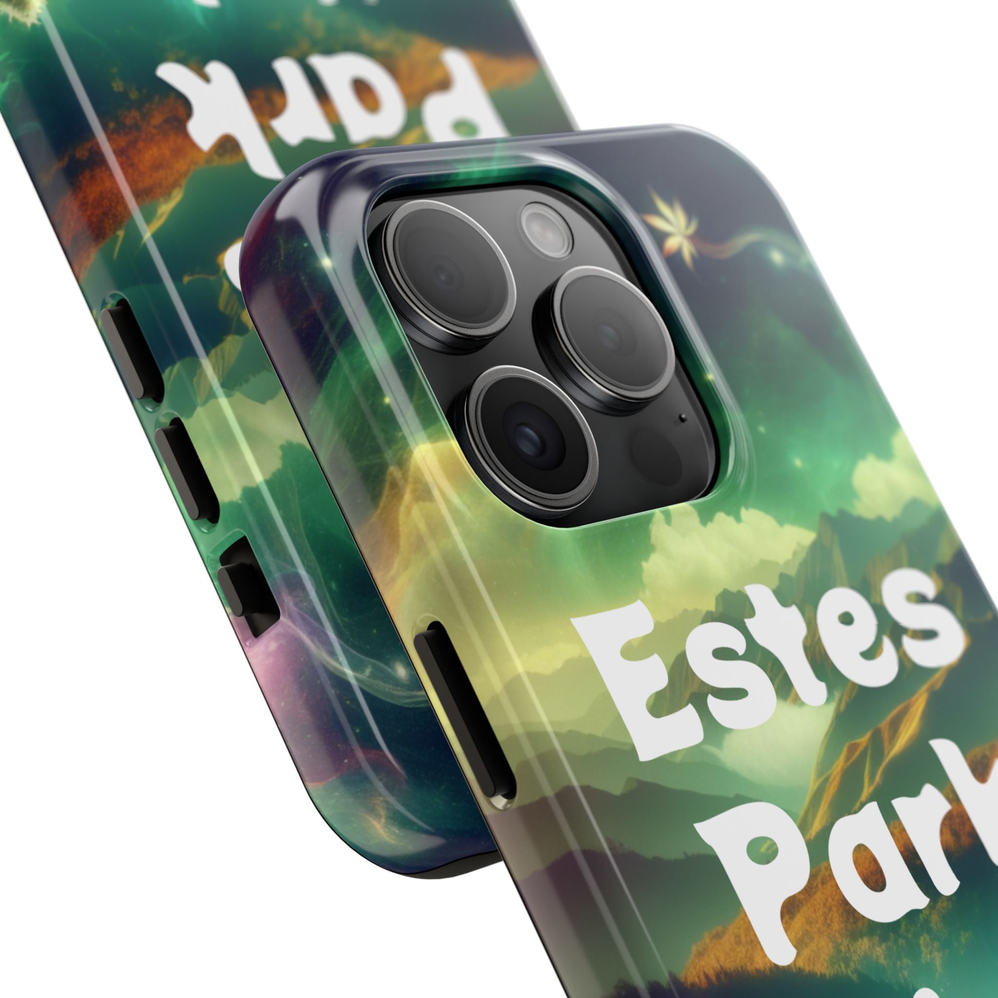 Estes Park Tough Phone Case, Outdoor Adventure Phone Cover, Nature Lover Gift, Hiking Phone Accessory, Personalized Phone Case