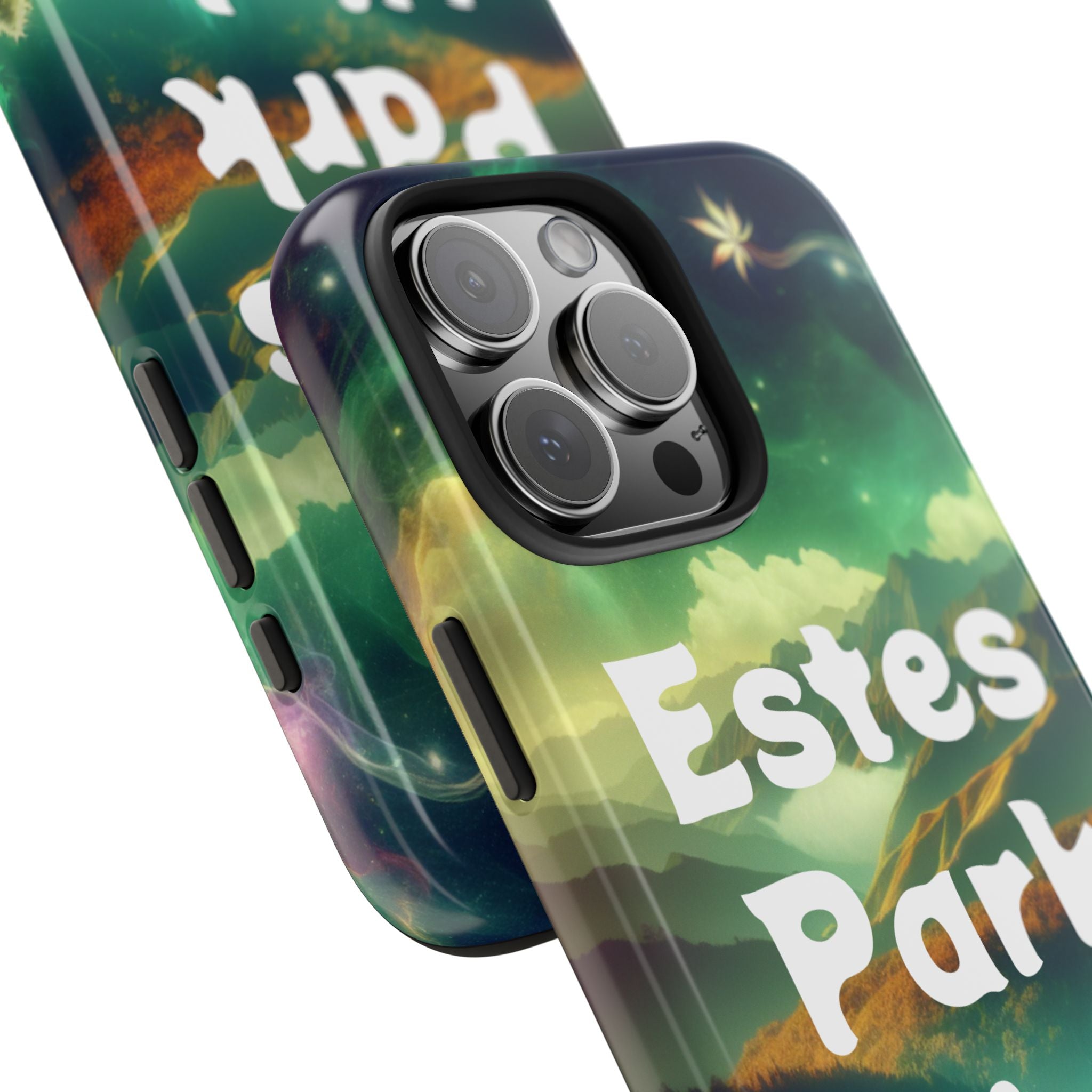 Estes Park Tough Phone Case, Outdoor Adventure Phone Cover, Nature Lover Gift, Hiking Phone Accessory, Personalized Phone Case