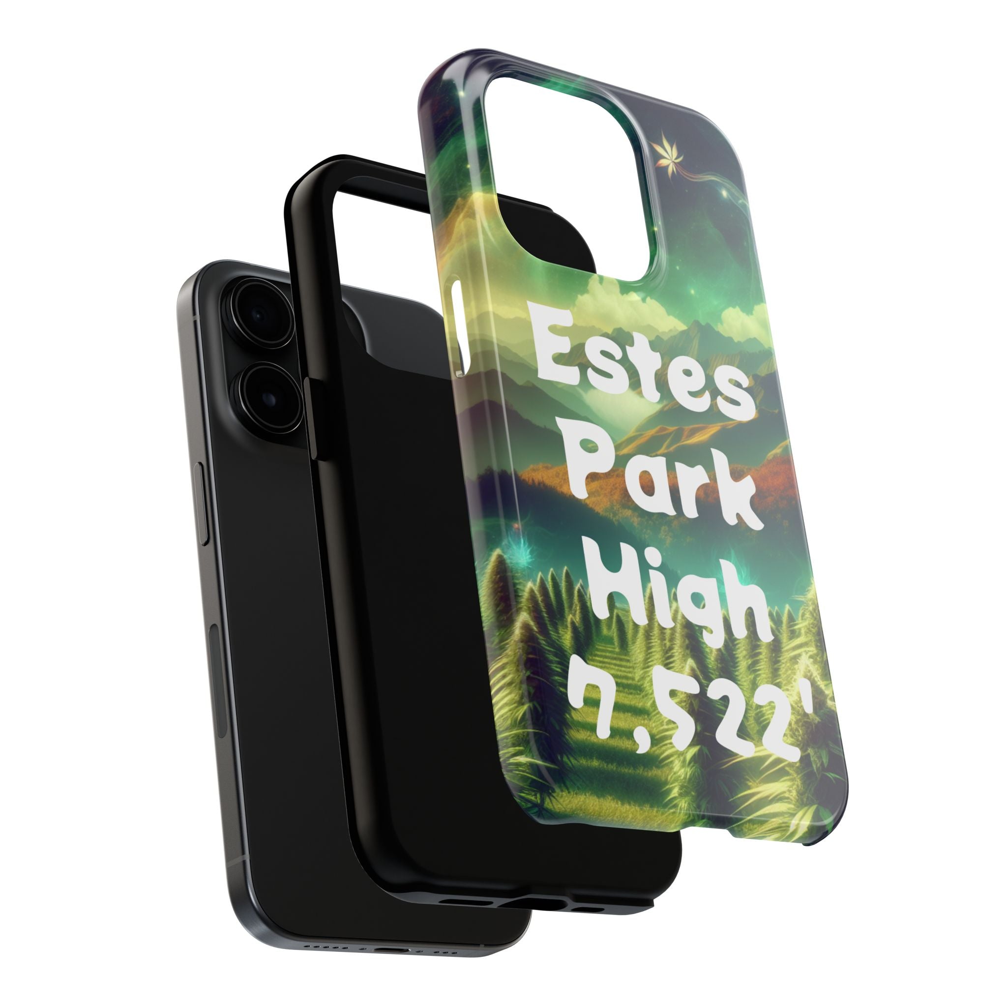 Estes Park Tough Phone Case, Outdoor Adventure Phone Cover, Nature Lover Gift, Hiking Phone Accessory, Personalized Phone Case