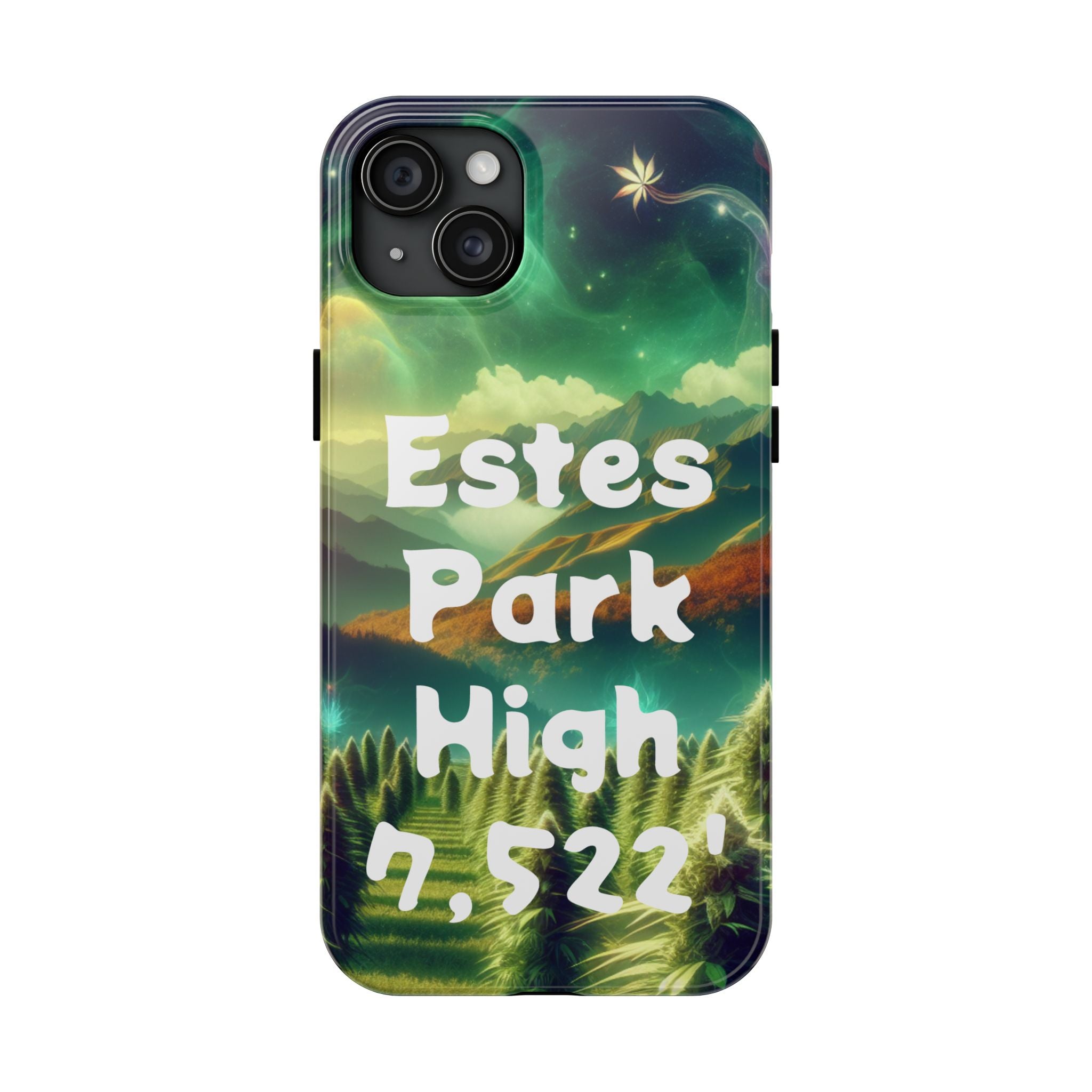 Estes Park Tough Phone Case, Outdoor Adventure Phone Cover, Nature Lover Gift, Hiking Phone Accessory, Personalized Phone Case