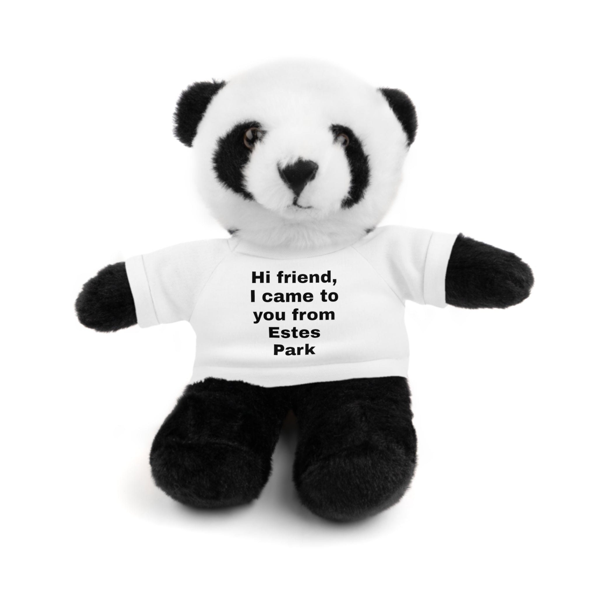 Stuffed Animal with Tee, Cute Bear Plushie, Personalized Gift for Kids, Souvenir from Estes Park, Adorable Cuddle Buddy, Cute Toy for [...]