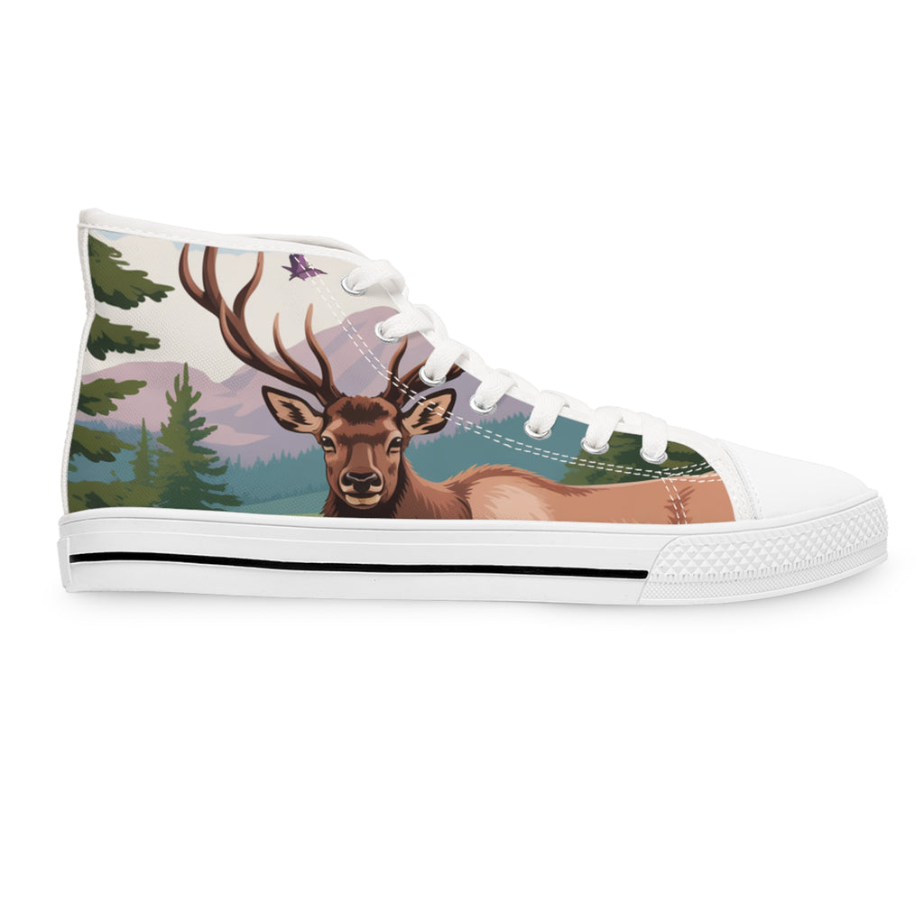 Nature-Inspired Women's High Top Sneakers, Trendy High Tops, Unique Sneakers, Animal Print Shoes, Perfect for Outdoors, Gift for [...]