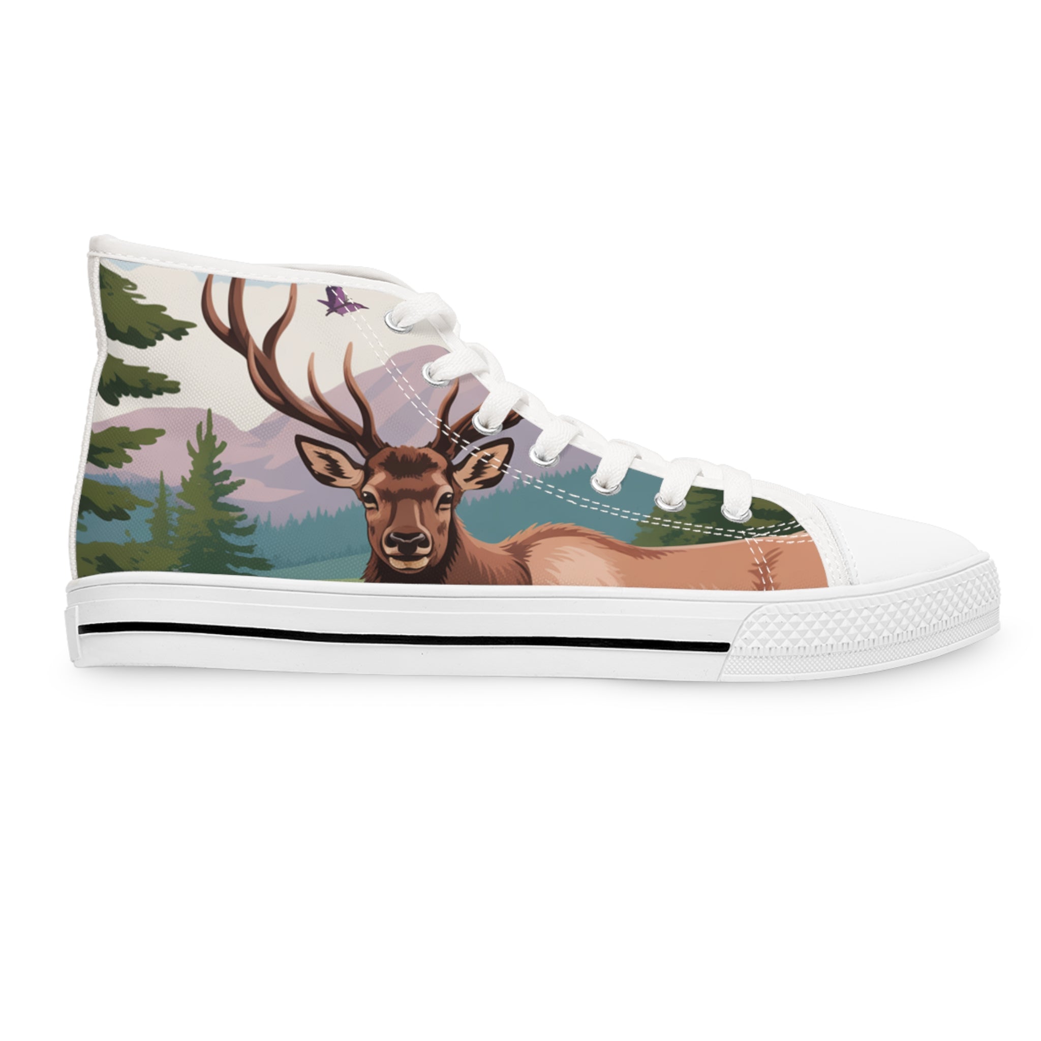 Nature-Inspired Women's High Top Sneakers, Trendy High Tops, Unique Sneakers, Animal Print Shoes, Perfect for Outdoors, Gift for [...]