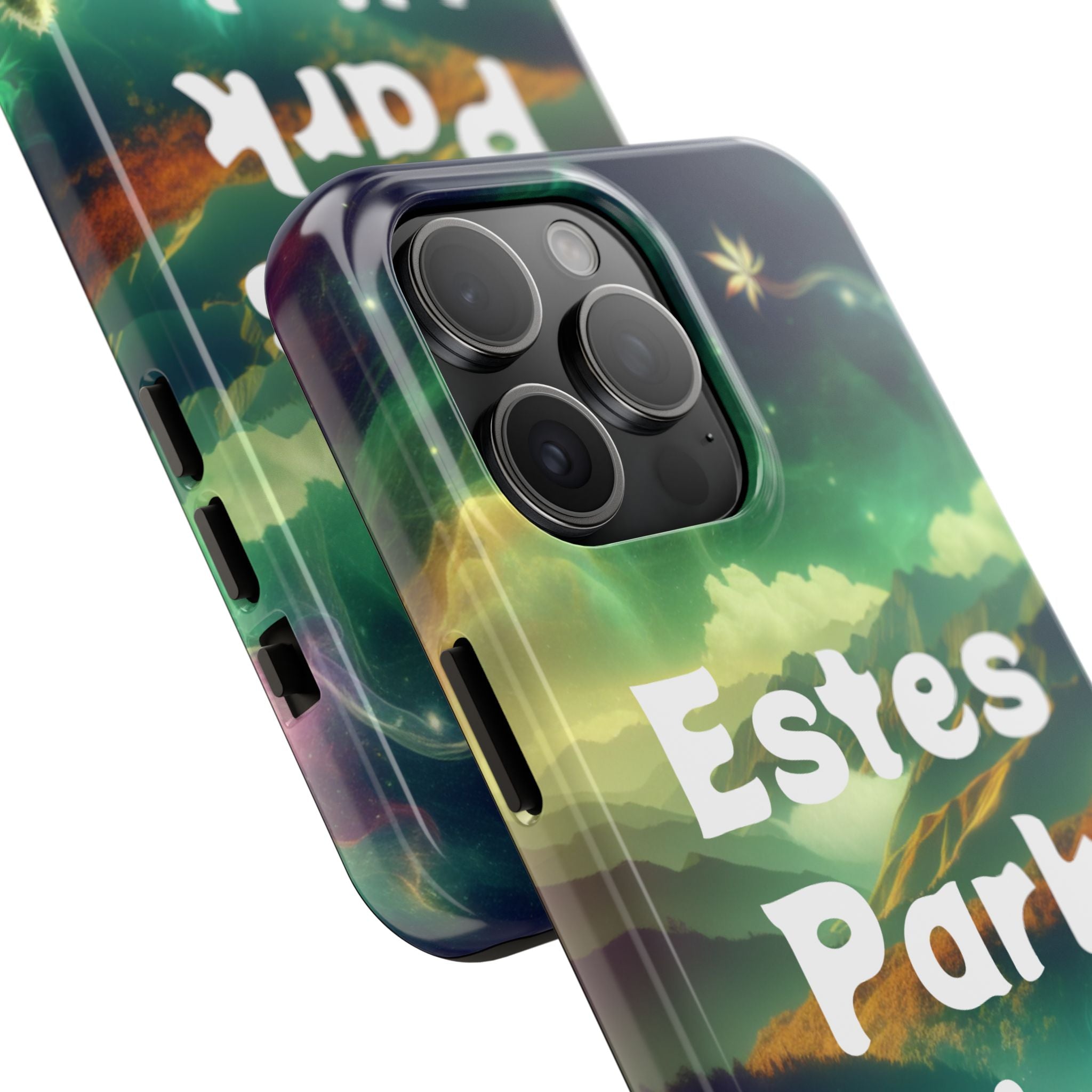Estes Park Tough Phone Case, Outdoor Adventure Phone Cover, Nature Lover Gift, Hiking Phone Accessory, Personalized Phone Case