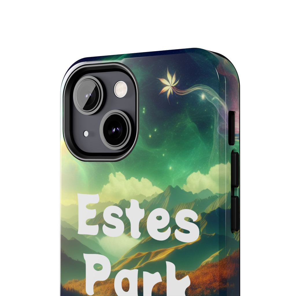 Estes Park Tough Phone Case, Outdoor Adventure Phone Cover, Nature Lover Gift, Hiking Phone Accessory, Personalized Phone Case