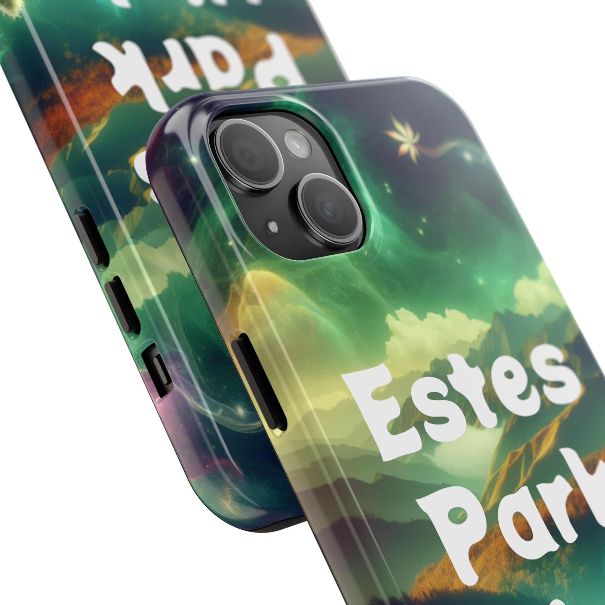Estes Park Tough Phone Case, Outdoor Adventure Phone Cover, Nature Lover Gift, Hiking Phone Accessory, Personalized Phone Case