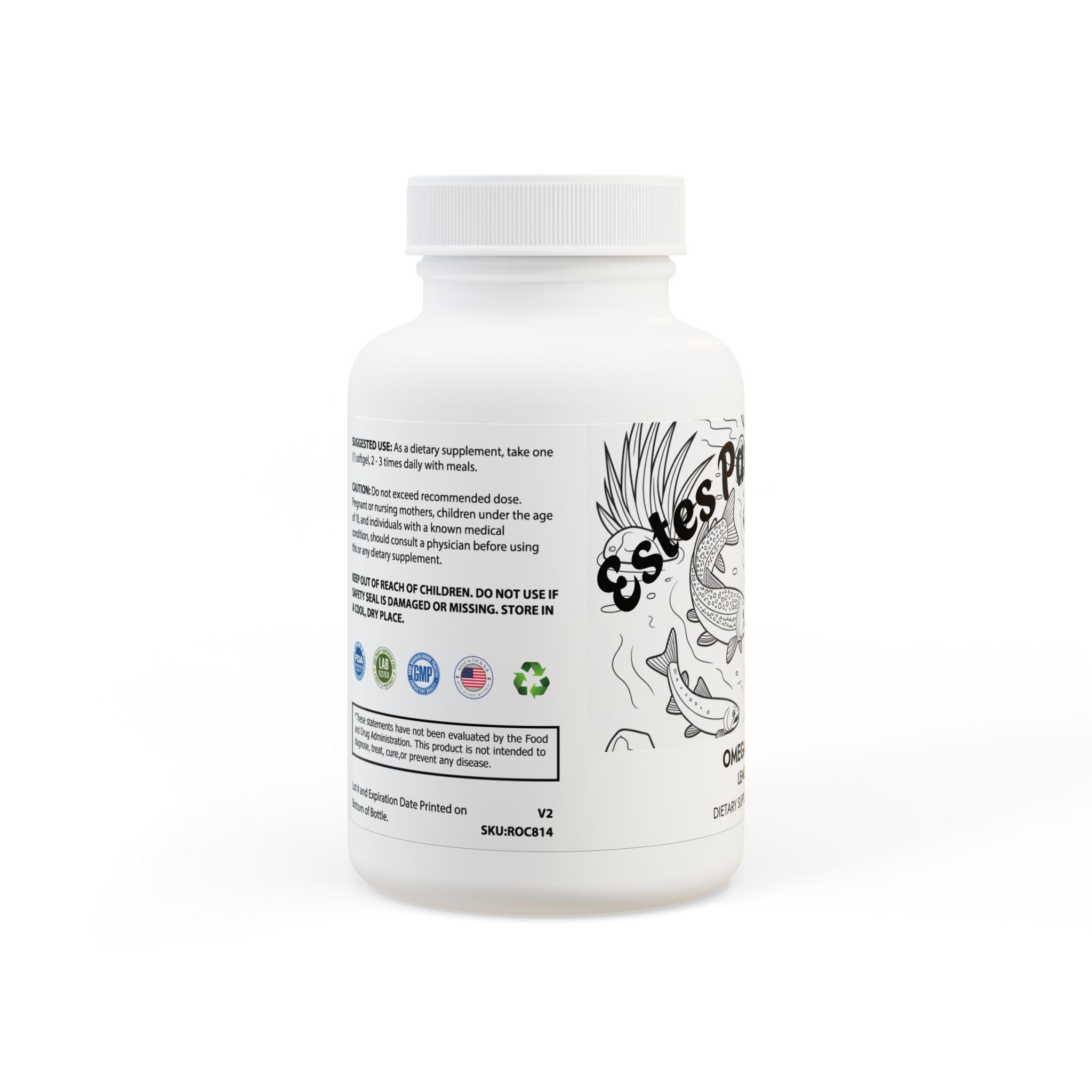 Omega 3 Fish Oil Supplement (60 Softgels)