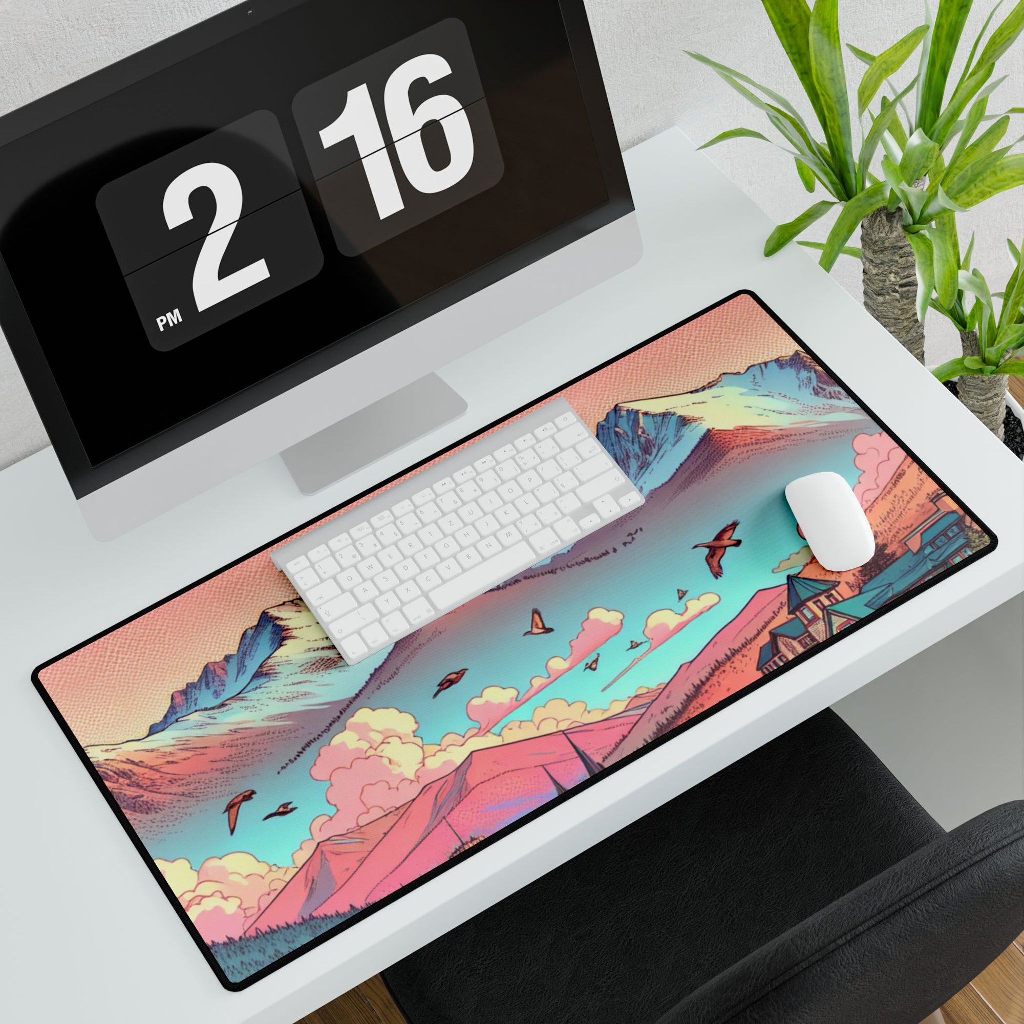 EP inspired Scenic Desk Mats for Home Office, Gamer Desk Mats, Custom Desk Accessories, Unique Office Decor, Mountain Landscape Art