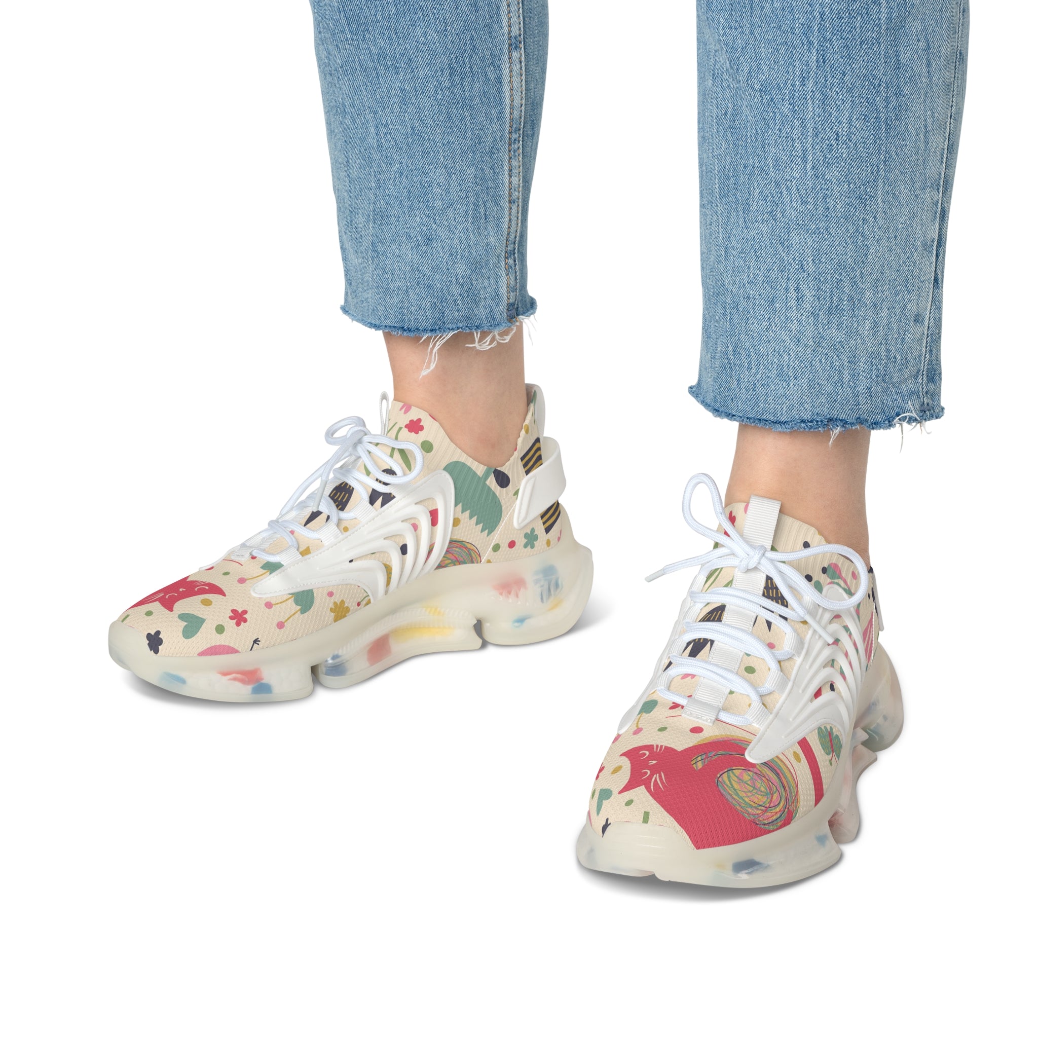 Colorful Women's Mesh Sneakers | Trendy Athletic Shoes, Lightweight Fashion Sneakers, Unique Mesh Trainers, Casual Walking Shoes, Gift [...]