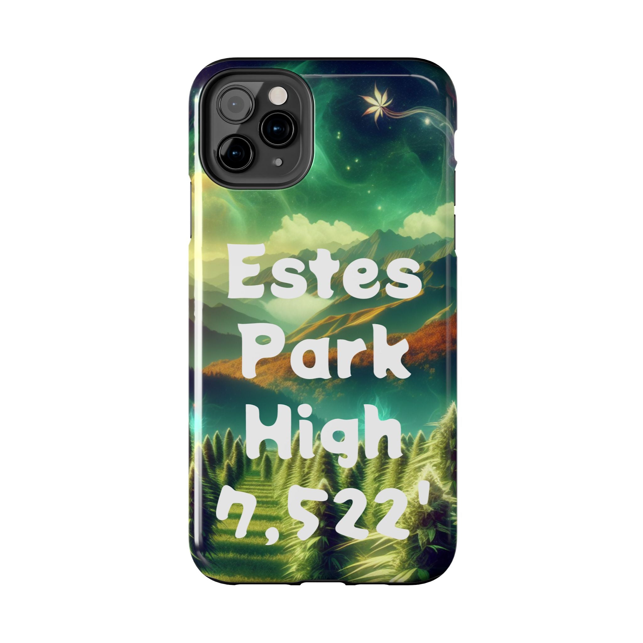 Estes Park Tough Phone Case, Outdoor Adventure Phone Cover, Nature Lover Gift, Hiking Phone Accessory, Personalized Phone Case