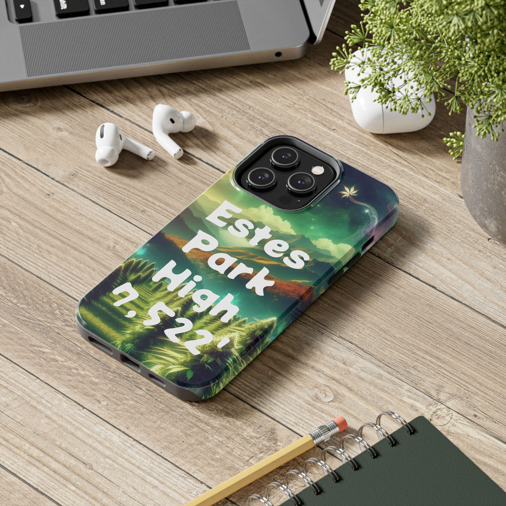 Estes Park Tough Phone Case, Outdoor Adventure Phone Cover, Nature Lover Gift, Hiking Phone Accessory, Personalized Phone Case